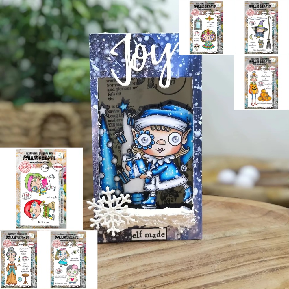 Clear Silicone Stamps For Card Making - Süße Besen-Kürbis-Hexen-Silikonstempel für DIY-Scrapbooking-Bastelbedarf, Stempel für