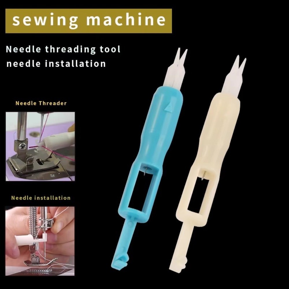 Cotton Embroidery Thread Skeins - 1/2Pcs Handarbeiten Automatische Nadel Einfädler Kunststoff