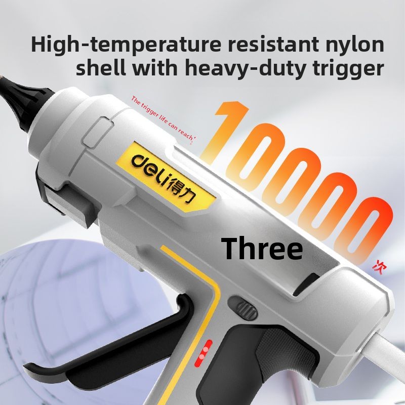 Hot Melt Glue Gun Cordless - Deli Professionelle Heißklebepistole mit Klebesticks, 40/50W