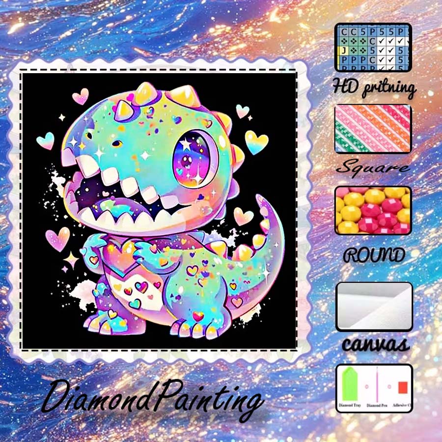 1 Stück 5D DIY-Beflockungsstof – 5D Diamond Painting Kit Full Drill Bewertung und Preis