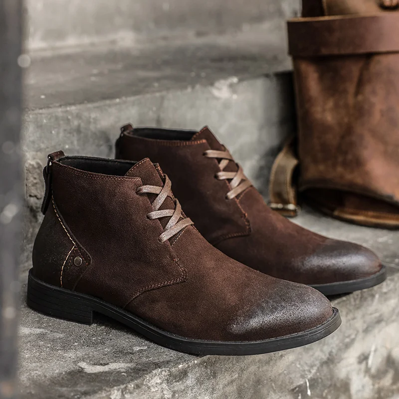 Neue Kuh Wildleder Stiefelette – Craft Tools Bewertung und Preis