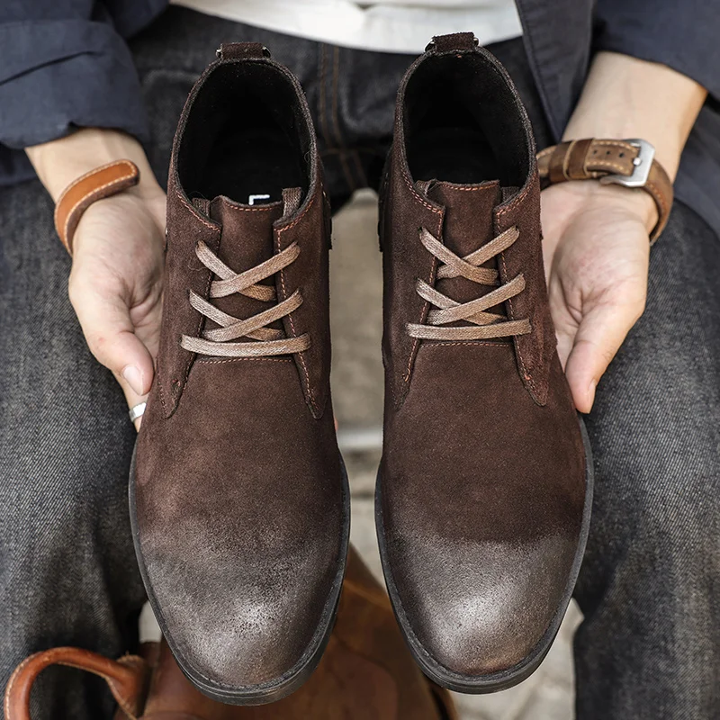 Neue Kuh Wildleder Stiefelette – Craft Tools Bewertung und Preis