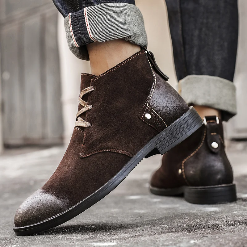 Neue Kuh Wildleder Stiefelette – Craft Tools Bewertung und Preis
