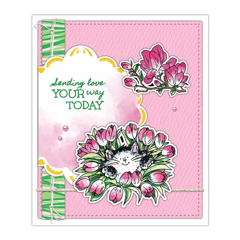 Suncraft Niedliche Kätzchen un – Clear Silicone Stamps For Card Making Bewertung und Preis