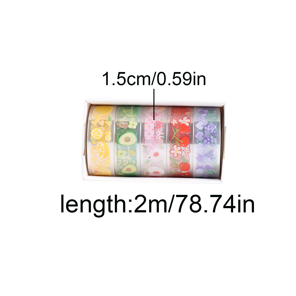 5 Rollen transparentes PET-Was – Scrapbooking Bewertung und Preis