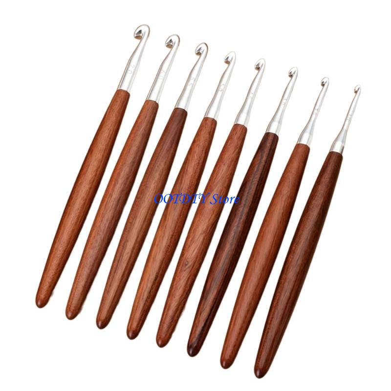 367A 8 Stück ergonomische Holz – Wooden Crochet Hooks Ergonomic Handle Bewertung und Preis