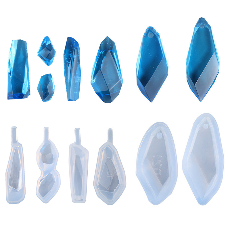 1/6/10 stücke DIY Keychain Anh – Silicone Epoxy Resin Molds Set Bewertung und Preis