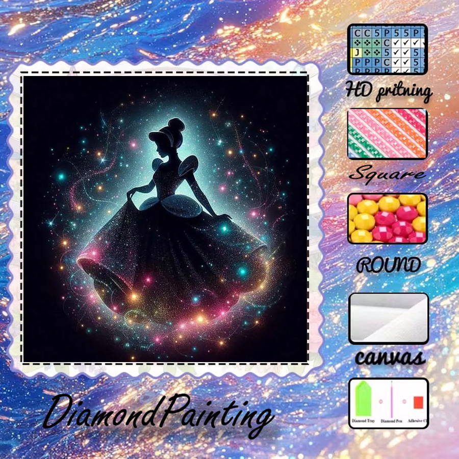 1 Stück - 5D-DIY - Beflockter  – 5D Diamond Painting Kit Full Drill Bewertung und Preis