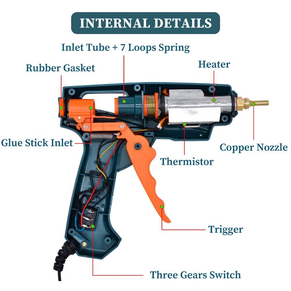 Heißklebepistole Einzelstück,  – Hot Melt Glue Gun Cordless Bewertung und Preis