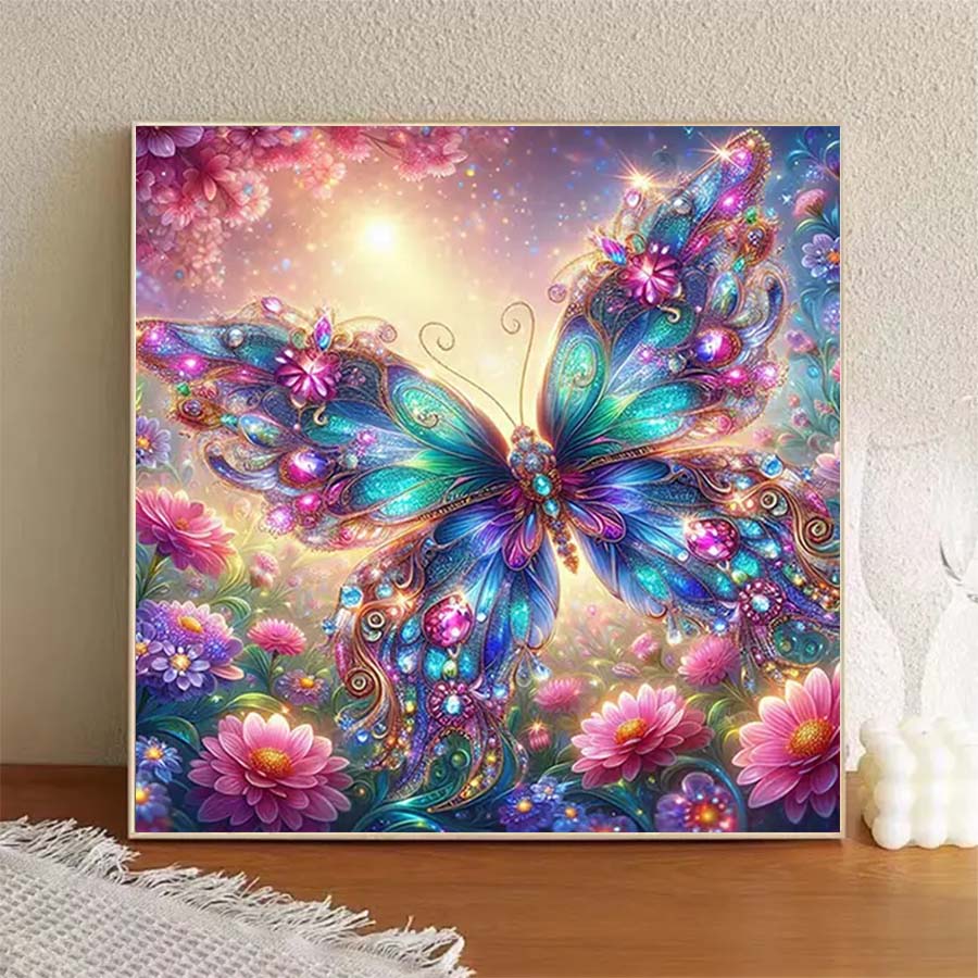 1 Stück 5D DIY-Beflockungsstof – 5D Diamond Painting Kit Full Drill Bewertung und Preis