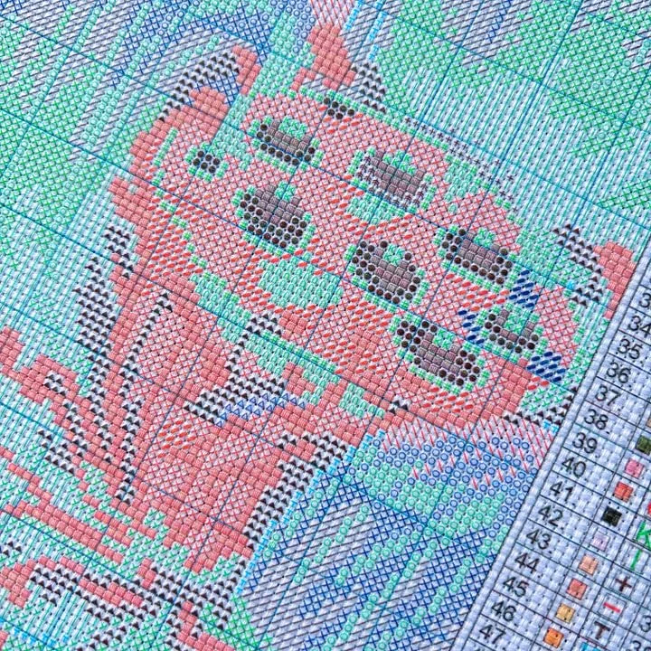 [CC4270 - Happy Year] DIY Kreu – Cross Stitch Stamped Kits Beginners Bewertung und Preis