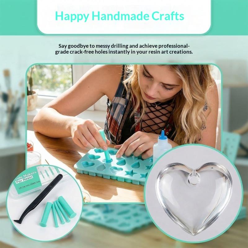 Harz-Lochstanzer-Set 7 Größen  – Silicone Epoxy Resin Molds Set Bewertung und Preis