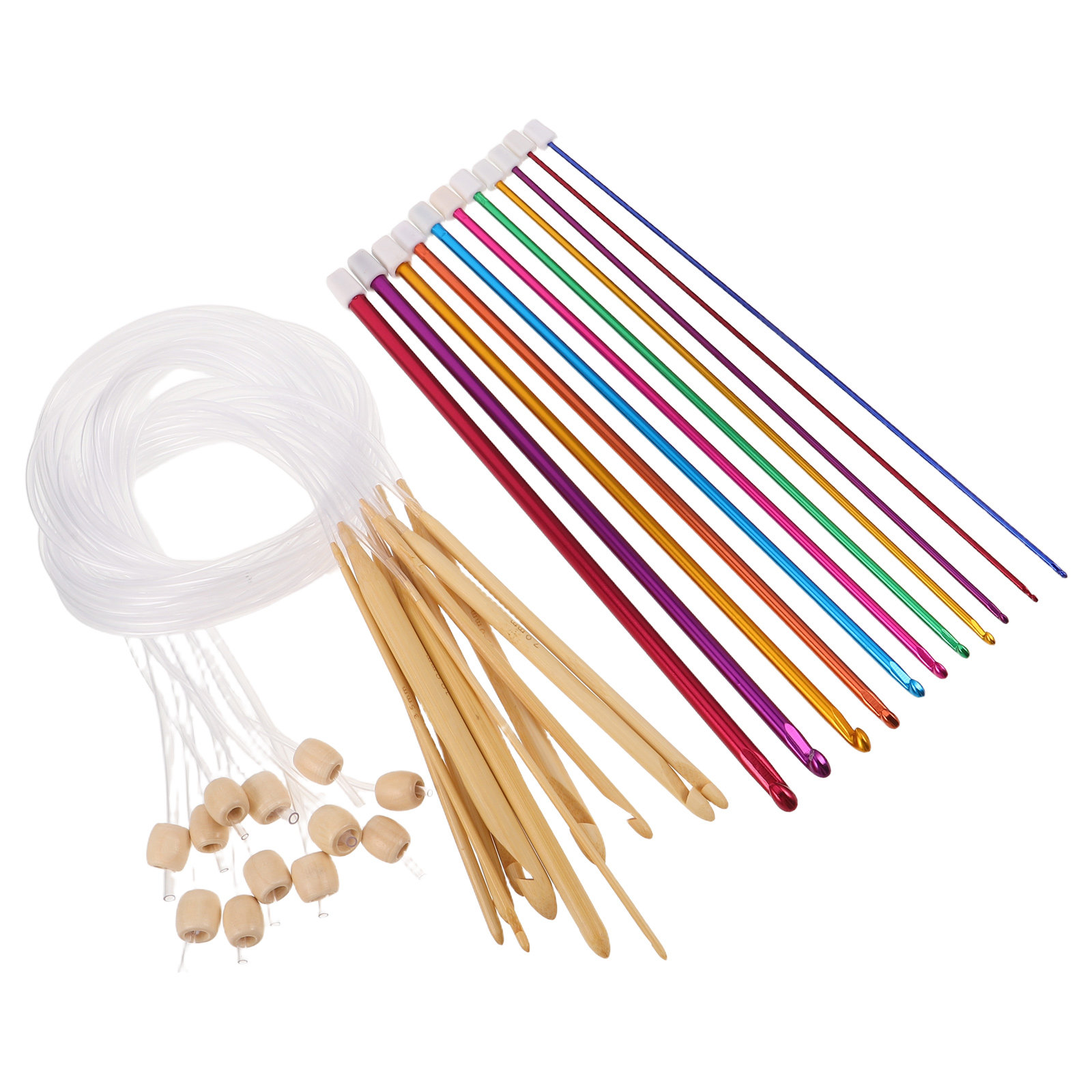 1 Set lebendige Häkelnadeln zu – Wooden Crochet Hooks Ergonomic Handle Bewertung und Preis