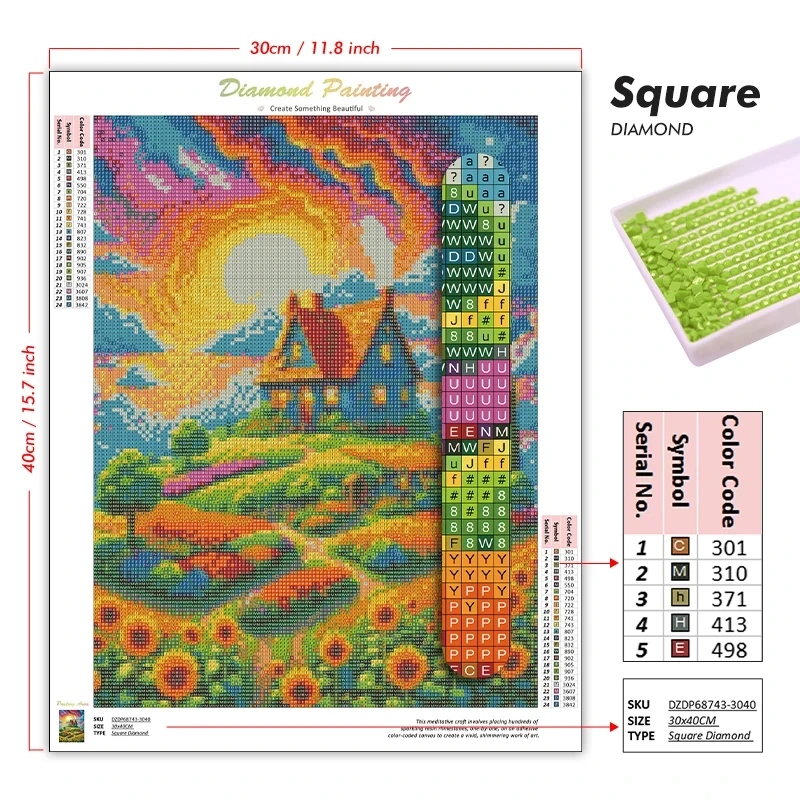 5D DIY Diamant-Malerei-Set Sai – 5D Diamond Painting Kit Full Drill Bewertung und Preis