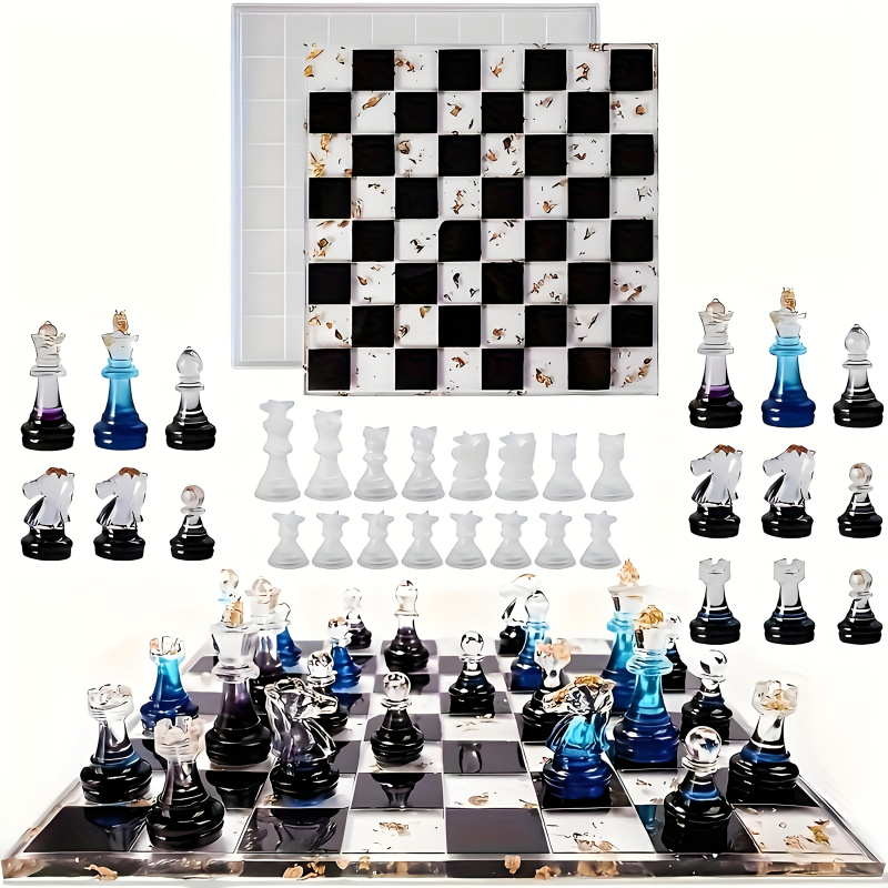 11Chessboard16Resin Silikonfor – Silicone Epoxy Resin Molds Set Bewertung und Preis