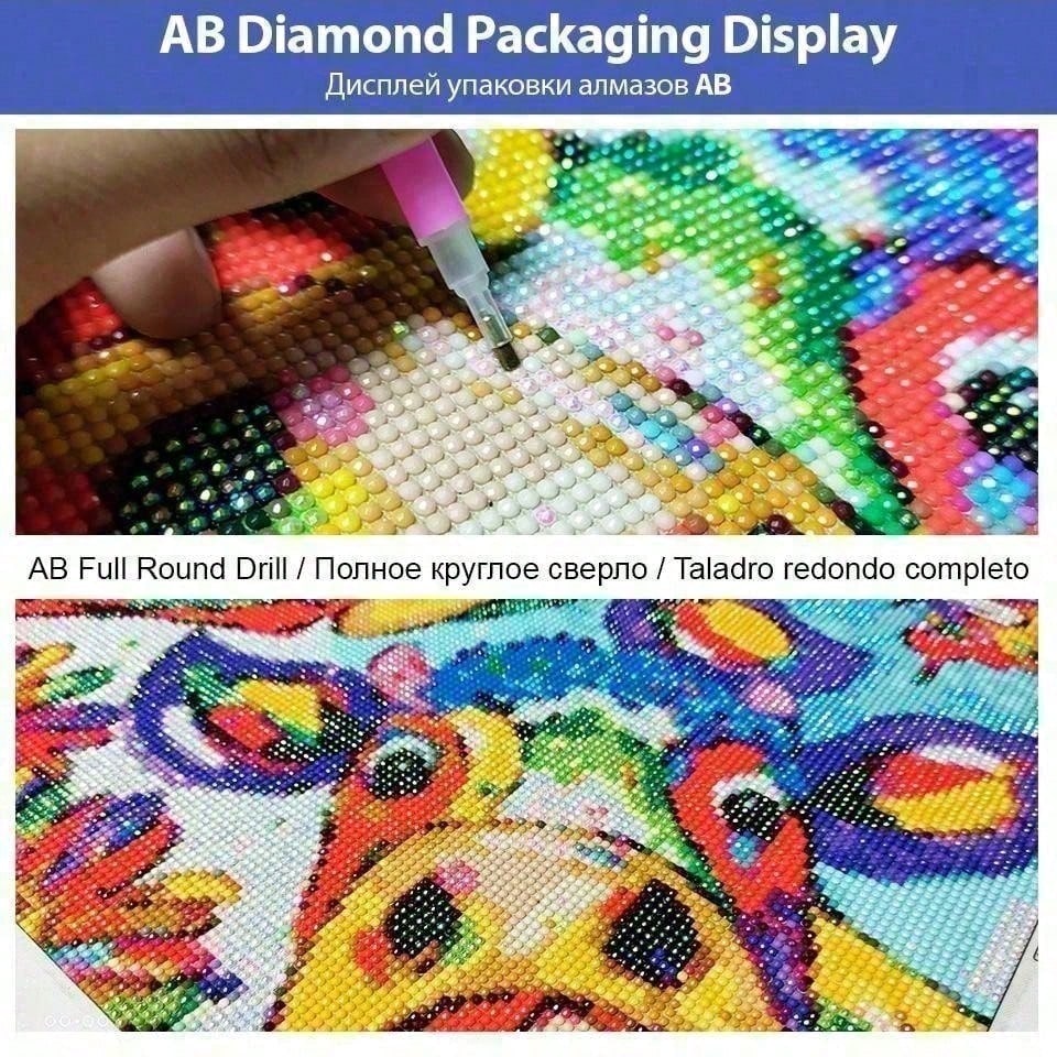 1 Stück - Potdemiel-5D-DIY - B – 5D Diamond Painting Kit Full Drill Bewertung und Preis