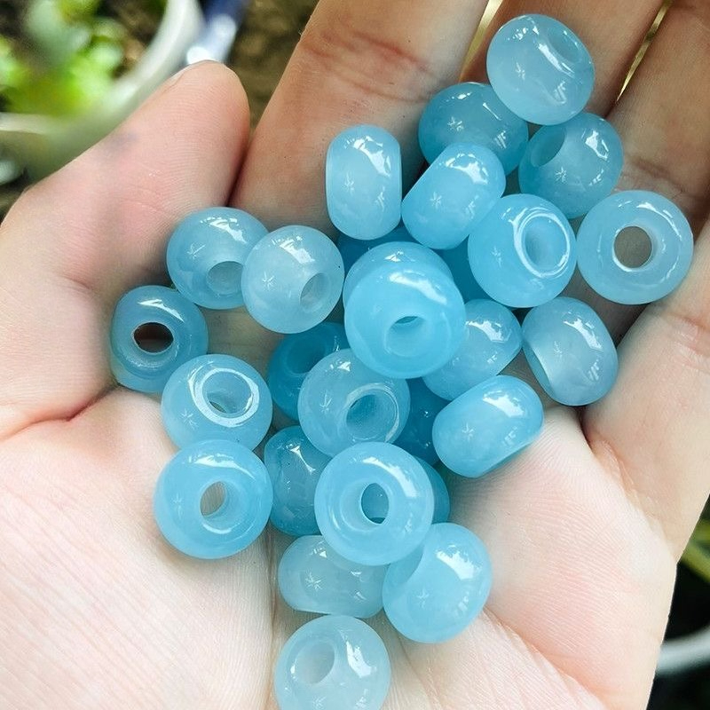 10 Stück natürliche, meerblaue – Beading Bewertung und Preis