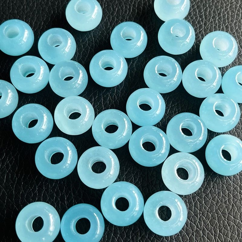 10 Stück natürliche, meerblaue – Beading Bewertung und Preis