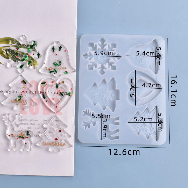 Weihnachten Form DIY Harz Kris – Silicone Epoxy Resin Molds Set Bewertung und Preis